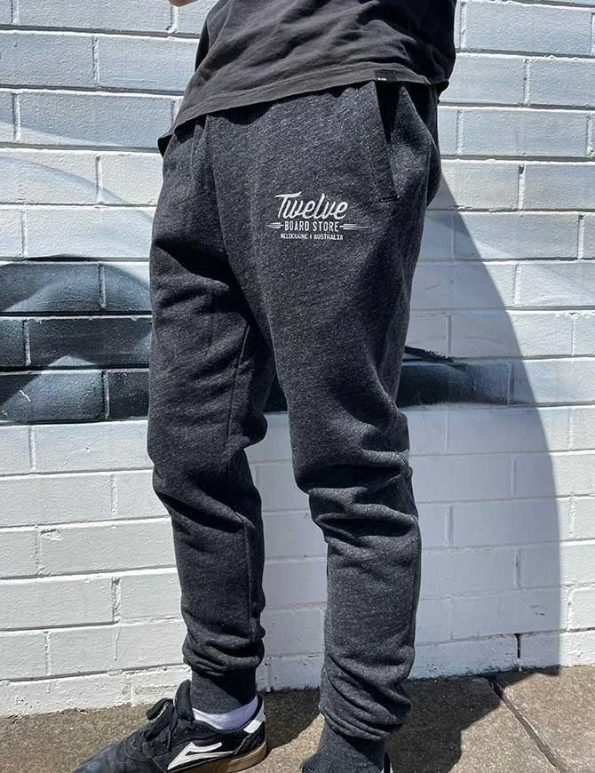 Twelve Melbs Stencil Track Pants | Charcoal(Twelvemelbstrackiescharcoal) Twelve Melbs Stencil Track Pants | Charcoal(Twelvemelbstrackiescharcoal) -Twelve Board Store 0a21662a50b617451b74ec784a4e51769abe9ef4