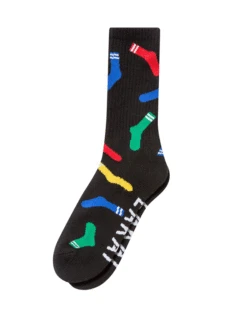 Lakai Sock Crew Sock | Black(Lakaisockcrewsockblack)
