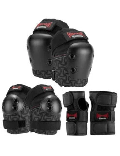 187 Kiler Pads X Independent Junior Six Pack | Black(187 Kiler Pads X Independent Junior Six Pack Black)