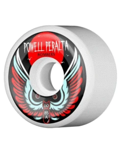 Powell Peralta Bomber Wheels White | 85a/60mm(Powellperaltabomberwheelswhite85a60mm)