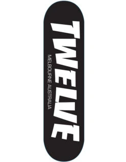Twelve Thrash Melbs Deck Black(Twelvethrashmelbsdeckblack)