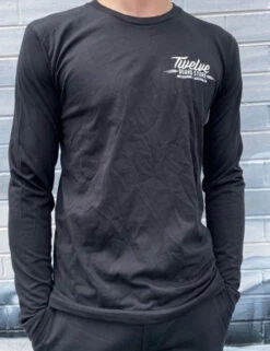 Twelve Melbs Long Sleeve Tee Black(Twelvemelbsinklstee)