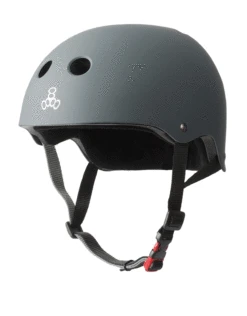 Triple 8 Cert SS Helmet | Carbon Rubber(Triple8certifiedsweatsaverhelmetcarbonrubber)