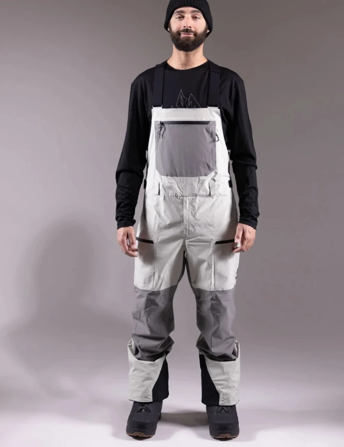 Jones Mtn Surf Men's Bib Pant 2025 | Smoke Grey(Jones mtn surf mens bib pant 2025 smoke grey) Jones Mtn Surf Men's Bib Pant 2025 | Smoke Grey(Jones Mtn Surf Mens Bib Pant 2025 Smoke Grey) -Twelve Board Store 52