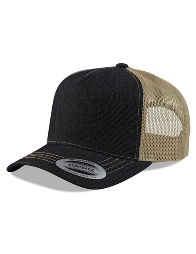 Flexfit 6505 American Stitch Cap | Black Denim/Khaki(Flexfit 6505 american stitch cap black denimkhaki) Flexfit 6505 American Stitch Cap | Black Denim/Khaki(Flexfit 6505 American Stitch Cap Black Denimkhaki) -Twelve Board Store 6505blk