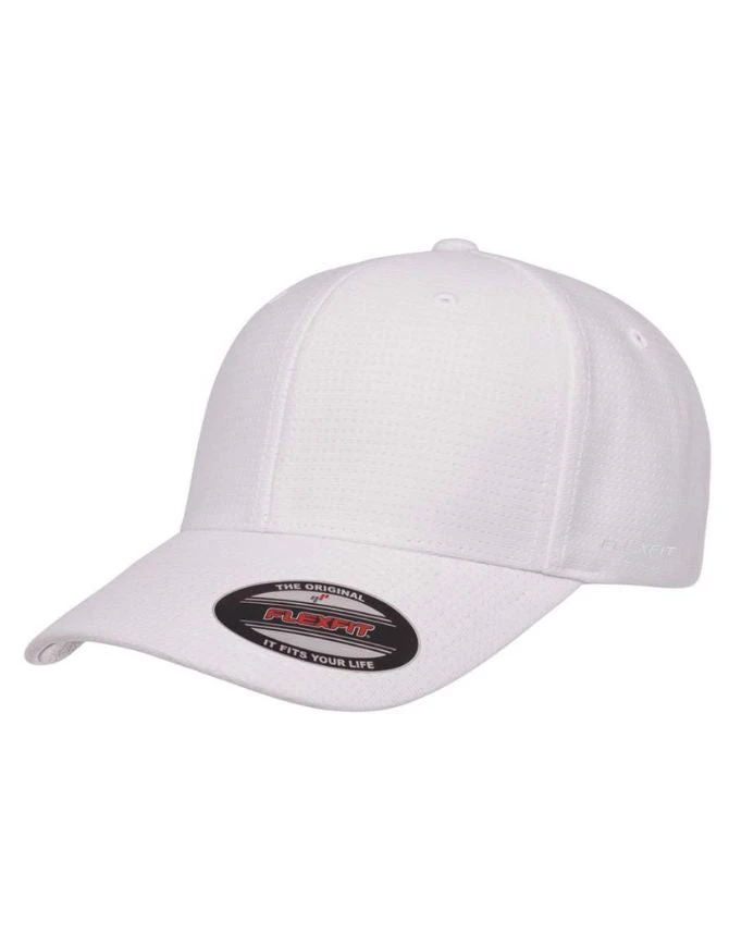 Flexfit 6572 Cool & Dry Cap | White(Flexfit 6572 cool dry cap white) Flexfit 6572 Cool & Dry Cap | White(Flexfit 6572 Cool Dry Cap White) -Twelve Board Store 657wht