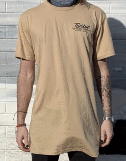 Twelve Melbs Tall Tee | Tan(Twelvemelbstallteetan)