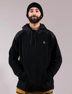 Jones Recycled Men's Fleece Hoodie 2025 |Stealth Black(Jones Recycled Mens Fleece Hoodie 2025 Stealth Black) -Twelve Board Store 99