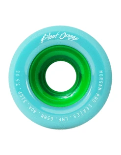 Blood Orange Morgan Pro Wheels Seafoam | 65mm/80a(Bloodorangemorganwheels65mm80aseafoam)