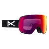 Anon M5s Low Bridge MFI Goggle 2025 | Black W/ Perceive Sunny Red(Anon M5s Low Bridge Mfi Goggle 2025 Black W Perceive Sunny Red) -Twelve Board Store Anon M5s Low Bridge MFI Goggle 2025 Black w Perceive Sunny Red