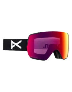 Anon M5s Low Bridge MFI Goggle 2025 | Black W/ Perceive Sunny Red(Anon M5s Low Bridge Mfi Goggle 2025 Black W Perceive Sunny Red)