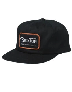 Brixton Grade HP Snapback | Black/Orange/White(Brixton Hp Snapback Blackorangewhite)