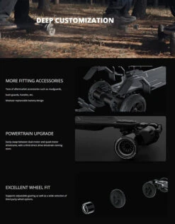 Exway Atlas Carbon 2WD Electric Skateboard(Exway Atlas Carbon 2wd Electric Skateboard) 4 Exway Atlas Carbon 2WD Electric Skateboard(Exway Atlas Carbon 2wd Electric Skateboard) -Twelve Board Store Deep Custom