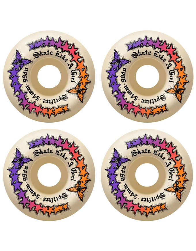Spitfire F4 Skate Like A Girl Evo Radial Full Wheels | 99D/54mm(Spitfire f4 skate like a girl evo radial full wheels 99d54mm) Spitfire F4 Skate Like A Girl Evo Radial Full Wheels | 99D/54mm(Spitfire F4 Skate Like A Girl Evo Radial Full Wheels 99d54mm) -Twelve Board Store