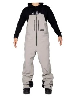 L1 Huron Snowboard Bib 2025 | Rock(L1 Huron Snowboard Bib 2025 Rock) 5 L1 Huron Snowboard Bib 2025 | Rock(L1 Huron Snowboard Bib 2025 Rock) -Twelve Board Store L1 Huron Bib Rock 3