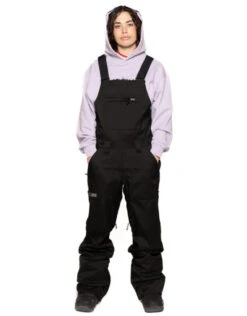 L1 Loretta Overall Womens Snowboard Bib 2025 | Black(L1 Loretta Overall Womens Snowboard Bib 2025 Black)