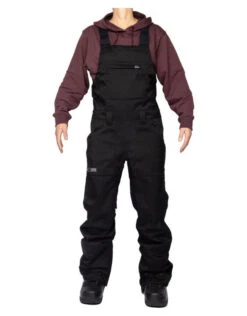L1 Loretta Overall Womens Snowboard Bib 2025 | Black(L1 Loretta Overall Womens Snowboard Bib 2025 Black) -Twelve Board Store L1 Loretta Bib Black 3