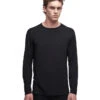 Le Bent Mens Core Lightweight Crew Base Layer | Black(Le Bent Mens Core Lightweight Crew Base Layer Black)
