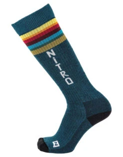 Nitro Cloud 5 Men's Snowboard Socks | Quiver Green(Nitro Cloud 5 Mens Snowboard Socks Quiver Green)