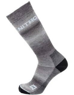 Nitro Cloud 5 Women's Snowboard Socks | Grey Fade(Nitro Cloud 5 Womens Snowboard Socks Grey Fade)
