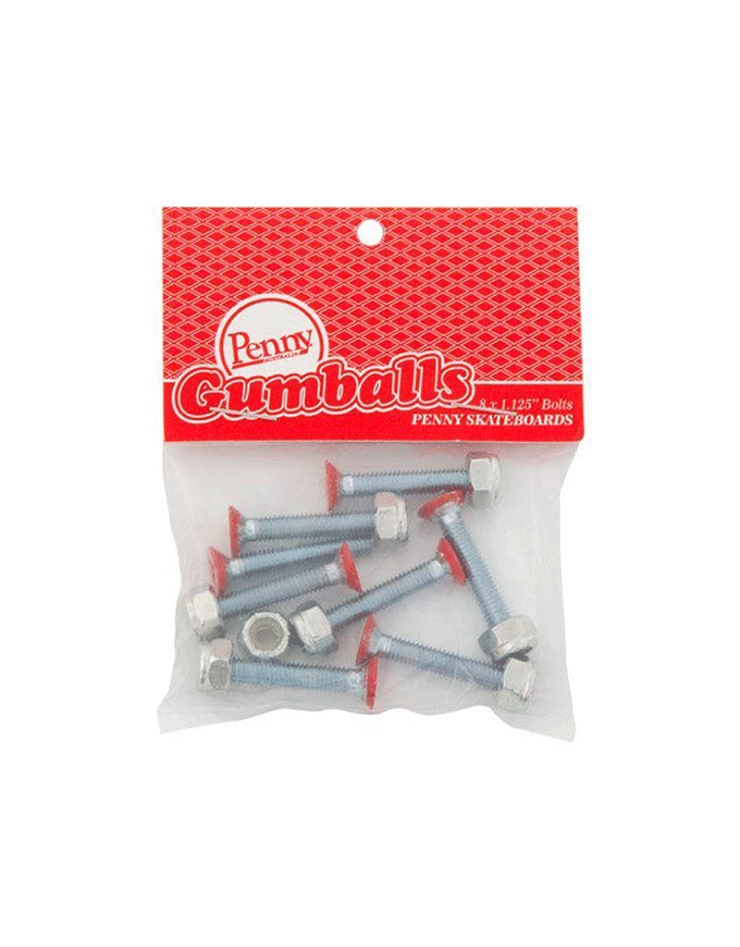 Penny Gumball Bolts(Pennygumballboltsblack) Penny Gumball Bolts(Pennygumballboltsblack) -Twelve Board Store Penny Gumball Bolt Red