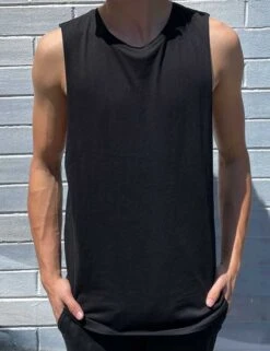Twelve Basic Singlet Black(Twelvebasicsingletblack)
