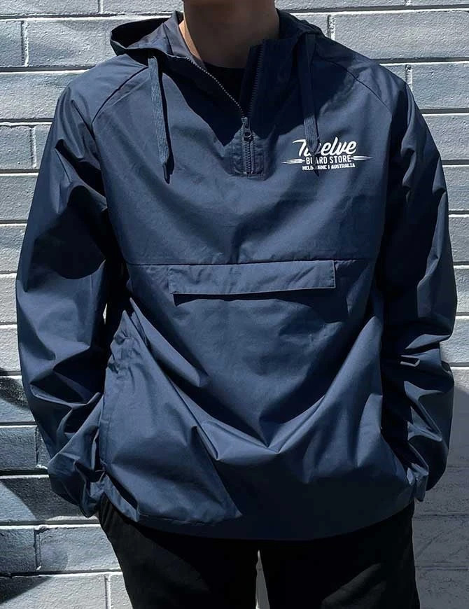 Twelve Melbs Windbreaker Jacket | Petrol Blue(Twelvemelbswindbreakerjacketpetrolblue) Twelve Melbs Windbreaker Jacket | Petrol Blue(Twelvemelbswindbreakerjacketpetrolblue) -Twelve Board Store Twelveanorblue