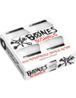 Bones Hardcore Bushings White | Hard 96a(Boneshardcorebushingshard)