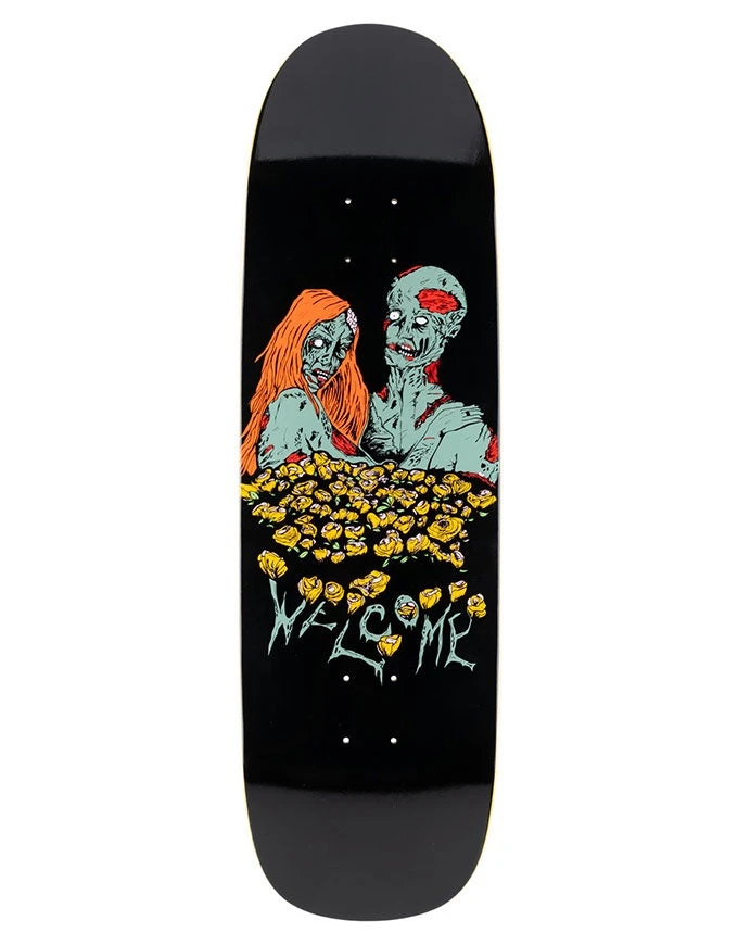 Welcome Zombie Love On Boline Deck Black | 9.25"(Welcome zombie love on boline deck black 925) Welcome Zombie Love On Boline Deck Black | 9.25"(Welcome Zombie Love On Boline Deck Black 925) -Twelve Board Store ZOMBIE LOVE ON BOLINE BLACK 9 25