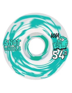 Snot Swirl Wheels White/Green | 54mm/101a(Snotswirlwheelswhitegreen54mm101a)