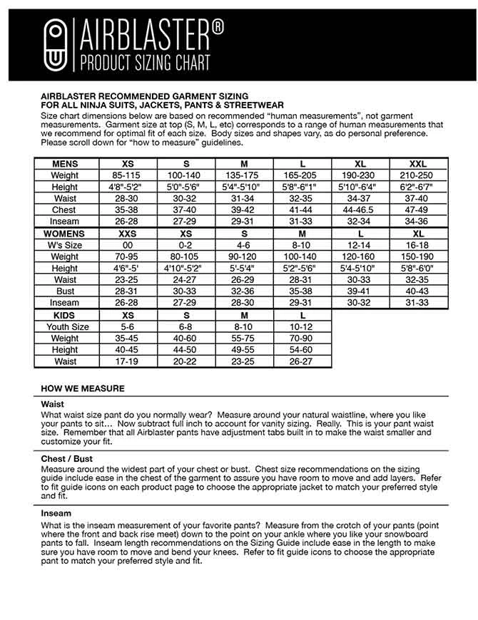 Airblaster Women's Classic Ninja Suit | Wild Tribe(Airblaster womens classic ninja suit wild tribe) Airblaster Women's Classic Ninja Suit | Wild Tribe(Airblaster Womens Classic Ninja Suit Wild Tribe) -Twelve Board Store airblasterninjasize b8dc92db b662 4aa7 9c21 8dbe9e16b38d