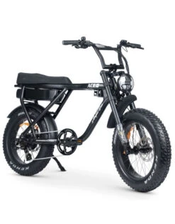 Amp'd Bros Ace X Plus Electric Bike | Matte Black(Ampd Bros Ace X Plus Electric Bike Matte Black)