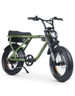 Amp'd Bros Ace X Plus Electric Bike | Combat Green(Ampd Bros Ace X Plus Electric Bike Combat Green)