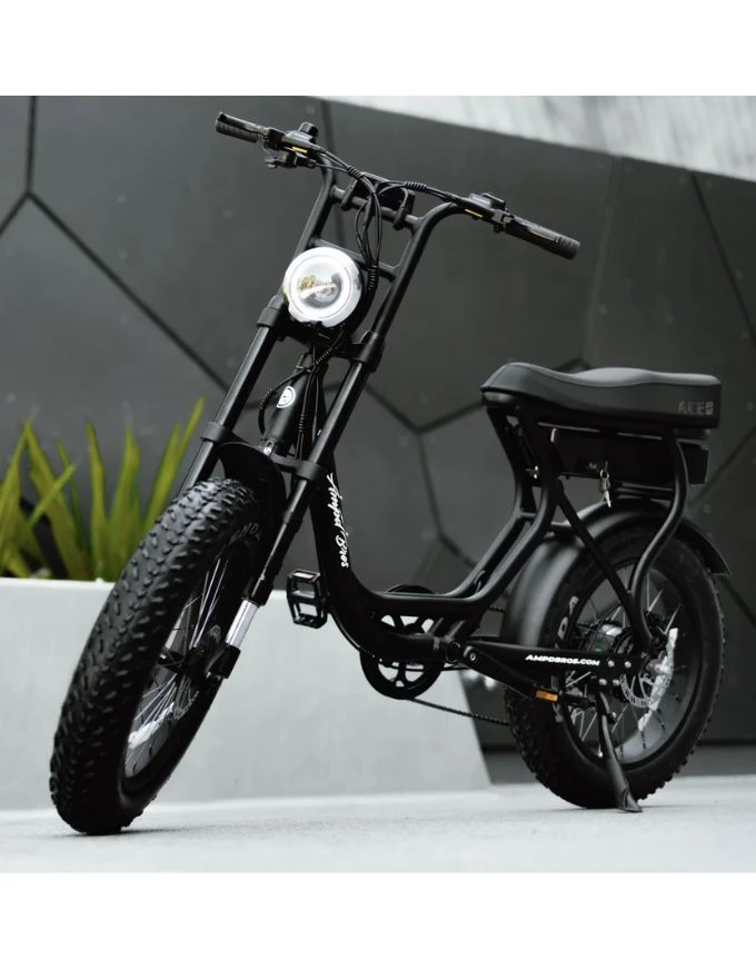 Amp'd Bros Ace S Plus Electric Bike | Black(Ampd bros ace s plus electric bike black) Amp'd Bros Ace S Plus Electric Bike | Black(Ampd Bros Ace S Plus Electric Bike Black) -Twelve Board Store ampacesblack4