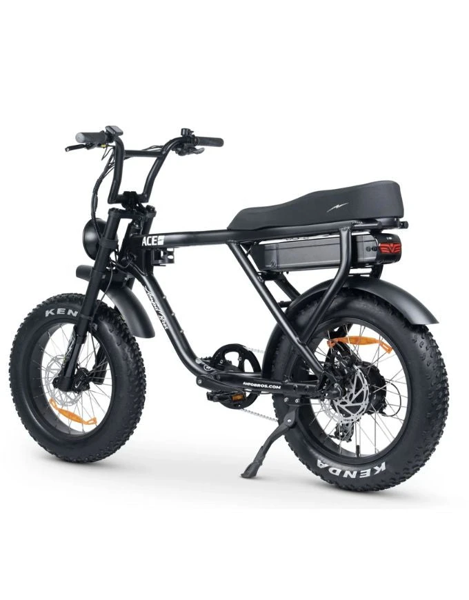 Amp'd Bros Ace X Plus Electric Bike | Matte Black(Ampd bros ace x plus electric bike matte black) Amp'd Bros Ace X Plus Electric Bike | Matte Black(Ampd Bros Ace X Plus Electric Bike Matte Black) -Twelve Board Store