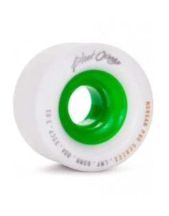 Blood Orange Morgan Wheels White/Green | 65mm/80a(Bloodorangemorganwheelswhitegreen65mm80a)