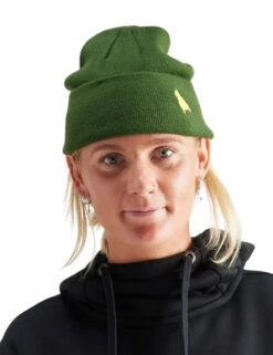 Yuki Threads Bird Beanie | Dark Army Green(Yuki Threads Bird Beanie Dark Army Green)