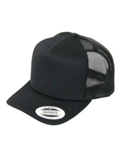 FlexFit 6320 Hi Crown Trucker | Black(Flexfithicrowntruckerblack)