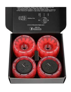 Cloudwheel 105mm Donut Hub Motor Sleeve Set + Mounting Kit | Red(Exway Cloudwheel 105mm Donut Hub Motor Sleeve Set Mounting Kit Red)