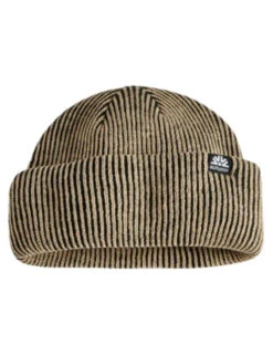 Autumn Headwear Cord Double Roll Beanie | Black(Autumn Headwear Cord Double Roll Beanie Black)