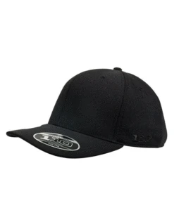 Flexfit 110C Curve Peak Cap | Black(Flexfit110ccurvepeakcapblack)