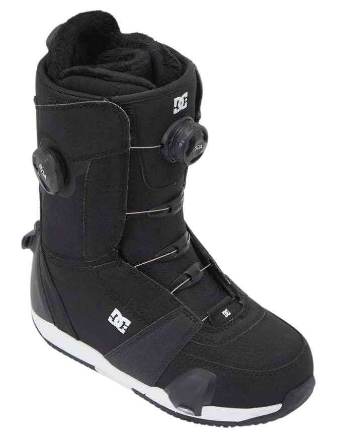 DC Lotus Step On Womens Snowboard Boot 2025 | Black/White(Dc lotus step on womens snowboard boot 2025 blackwhite) DC Lotus Step On Womens Snowboard Boot 2025 | Black/White(Dc Lotus Step On Womens Snowboard Boot 2025 Blackwhite) -Twelve Board Store dclotusstep