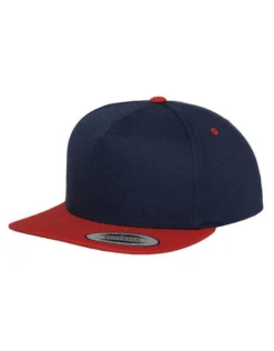 Flexfit Classic 5 Panel Cap | Navy/Red(Flexfitclassic5panelcapnavyred)
