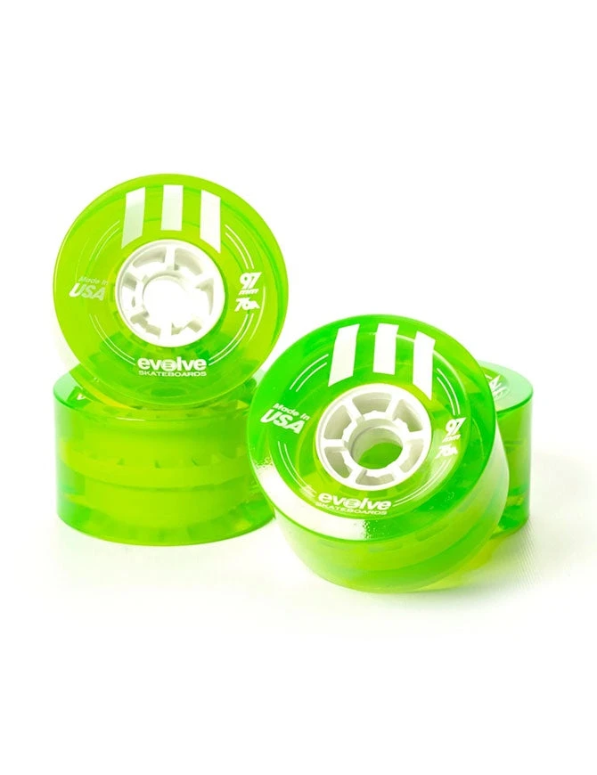Evolve Street 97mm/76a Wheels | Ice Green(Evolve street 97mm76a wheels ice green) Evolve Street 97mm/76a Wheels | Ice Green(Evolve Street 97mm76a Wheels Ice Green) -Twelve Board Store evolve97icegreen