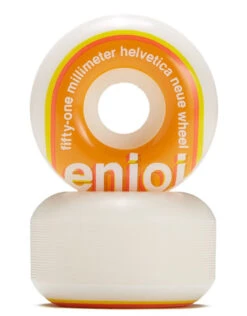 Enjoi Helvetica Neue Wheels Orange | 51mm/99a(Enjoihelveticaneuewheelsorange51mm99a)