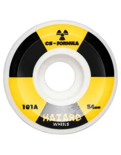 Hazard Radio Active CS Conical Wheels White | 52mm/101a(Hazardradioactiveconicalwheels52mm101a)