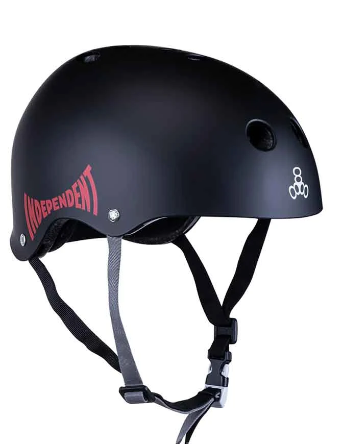Triple 8 THE Cert SS x Independent Helmet | Black(Triple 8 the cert ss x independent helmet black) Triple 8 THE Cert SS X Independent Helmet | Black(Triple 8 The Cert Ss X Independent Helmet Black) -Twelve Board Store indytriple82