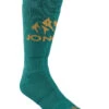 ThirtyTwo Jones Merino ASI Snowboard Sock 2025 | Teal(Thirtytwo Jones Merino Asi Snowboard Sock 2025 Teal) -Twelve Board Store jones merino asl sock teal 1 done