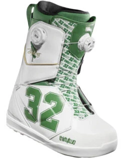 ThirtyTwo Mens Lashed Double BOA Boot 2025 | Powell White Green(Thirtytwo Mens Lashed Double Boa Boot 2025 Powell White Green)