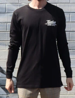 Twelve Melbs Base L/S Tee | Black(Twelvemelbsbaselsteeblack)